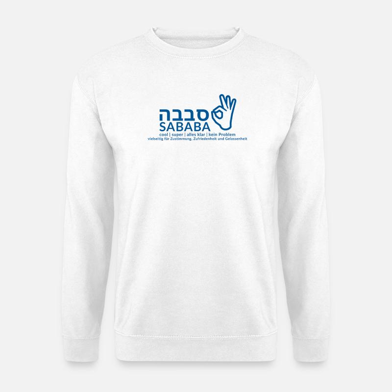 Sababa - Unisex Pullover - Weiß
