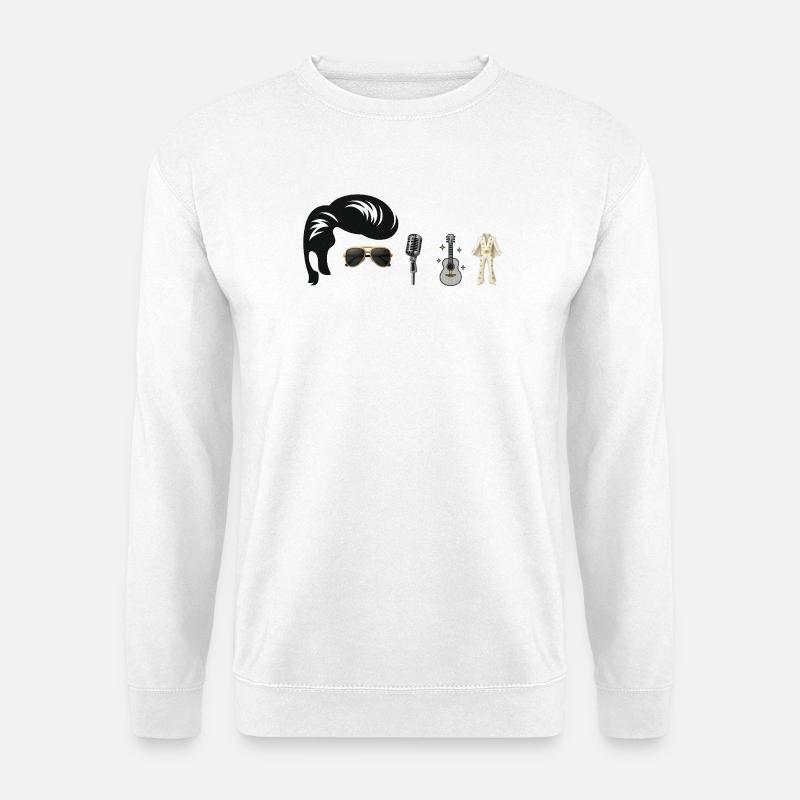 EP Popmusik Ikonischer Retro Stil - Unisex Pullover - Weiß