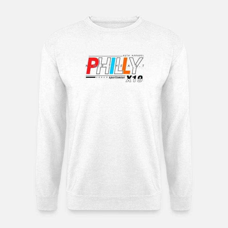 Abstract Geometric Pattern Design - Unisex Sweatshirt - white