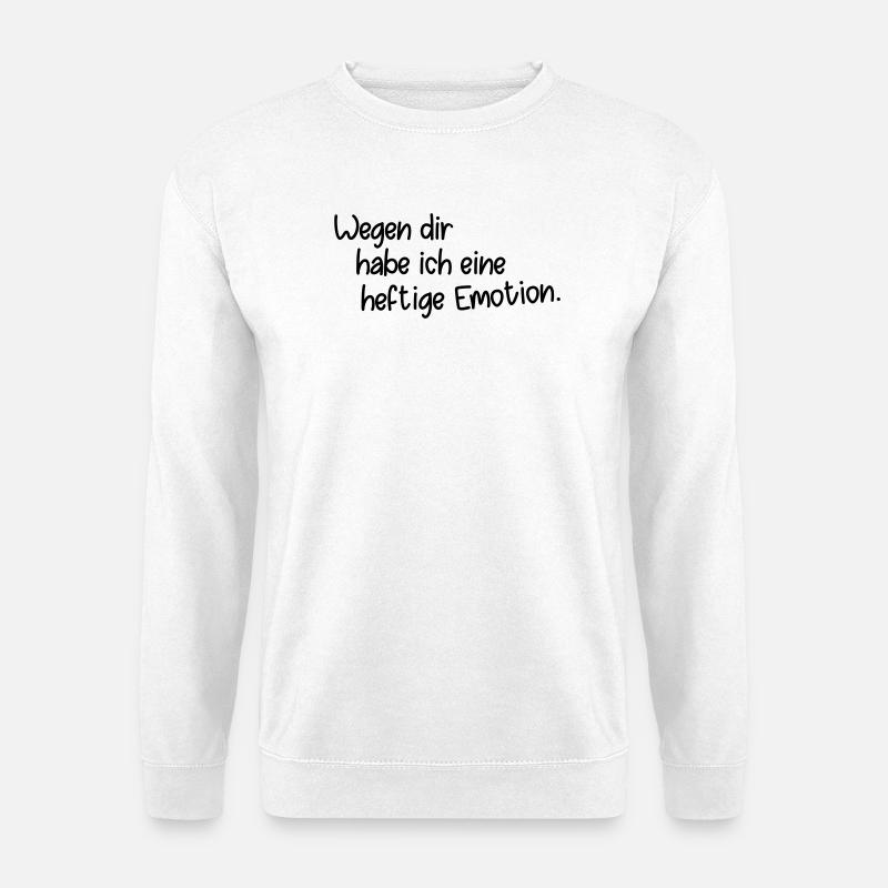 Emotion - Unisex Pullover - Weiß