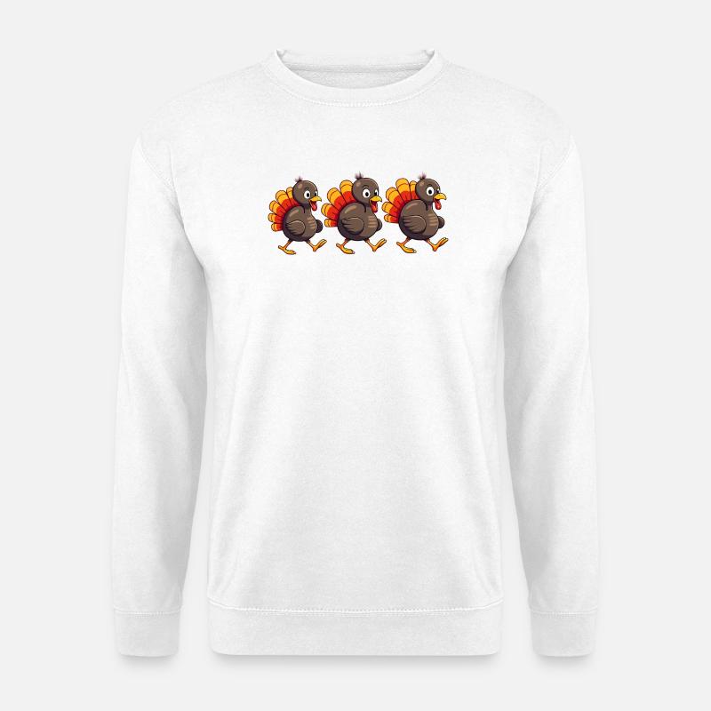 Thanksgiving Truthahn Baby - Unisex Pullover - Weiß