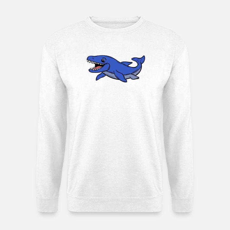 Dino - Unisex Pullover - Weiß