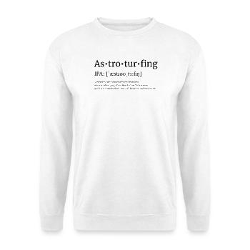 Astroturfing - Unisex Pullover - Weiß - Vorne