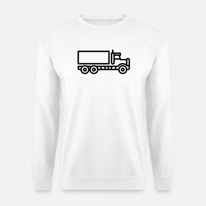 Lkw - Unisex Pullover - Weiß
