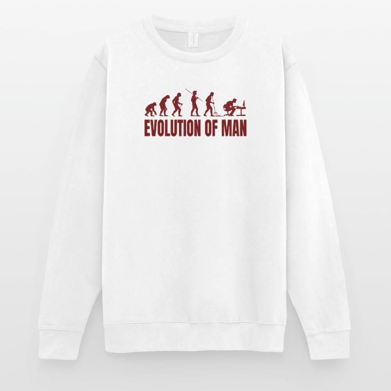 Computer PC Evolution Computer Scientist Programmer Unisex Sweatshirt