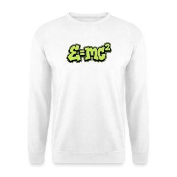 Einstein Formula Graffiti - Unisex Sweatshirt - white - Front