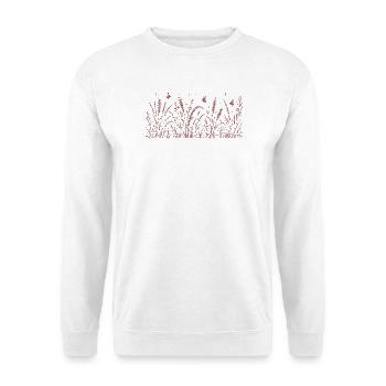 Bees and flowers - Unisex Sweatshirt - white - Front