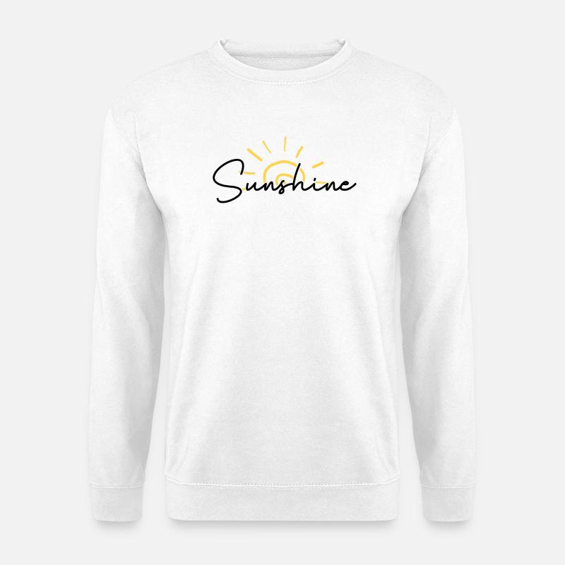 Sunrise Scribble Arc - Unisex Sweatshirt - white