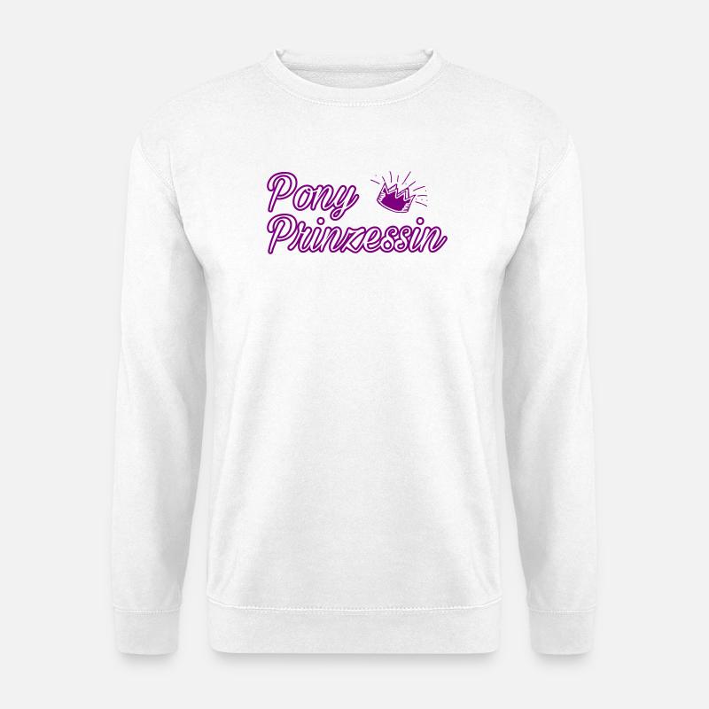 Ponyprinzessin - Unisex Pullover - Weiß