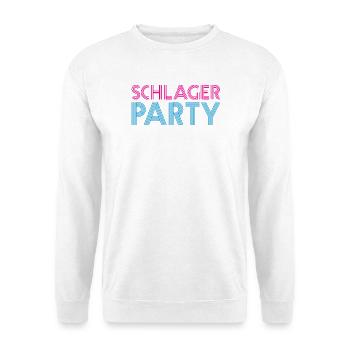 SCHLAGER PARTY Schlagermusik Schlager - Unisex Pullover - Weiß - Vorne