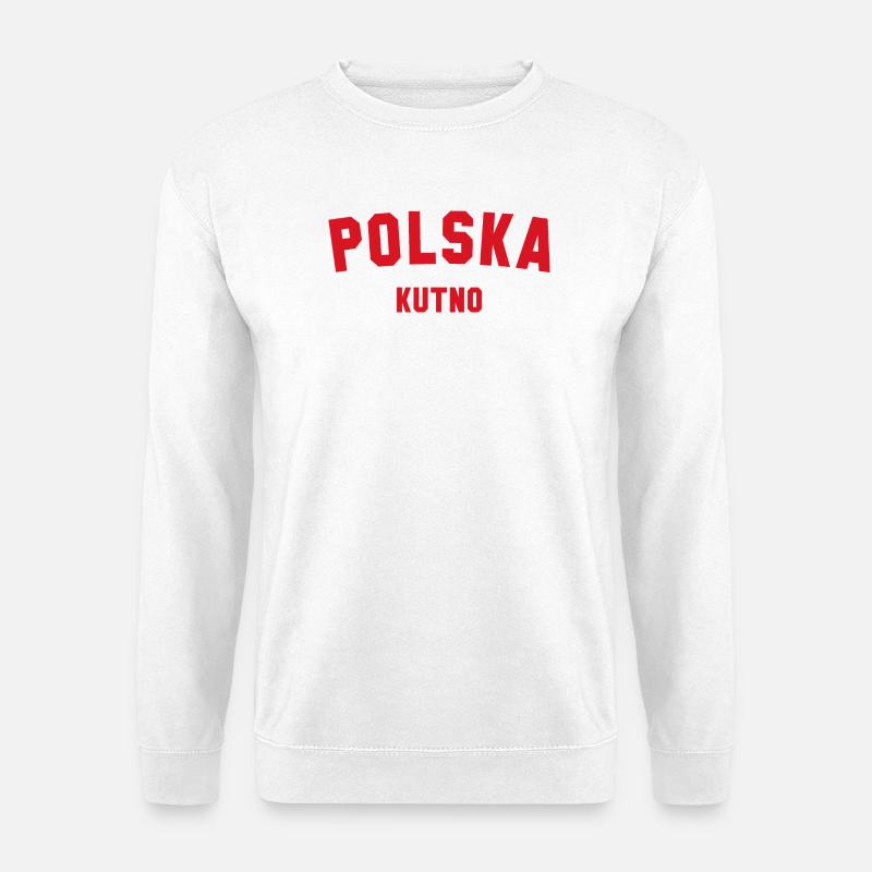 KUTNO Polska Poland Polen - Unisex Pullover - Weiß