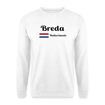 Breda Niederlande - Stilvolle Drucke - Unisex Pullover - Weiß - Vorne