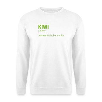 KIWI - Sweat-shirt Unisexe - blanc - Devant