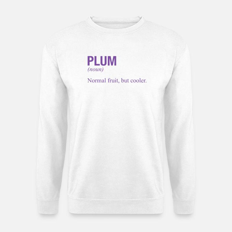 PLUM - Unisex Pullover - Weiß