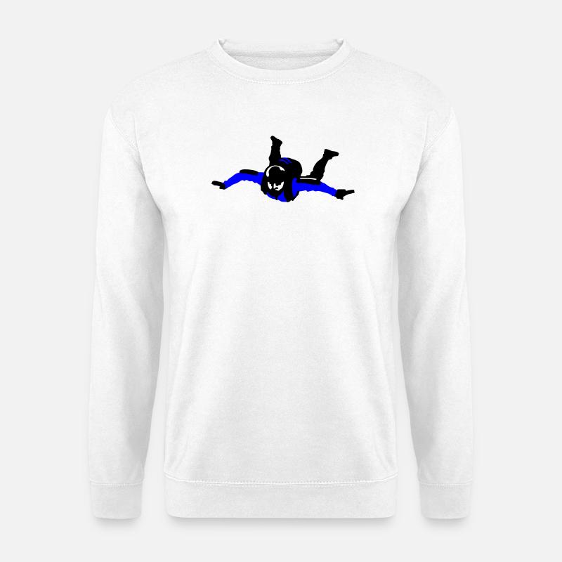 Skydiver - Unisex Pullover - Weiß
