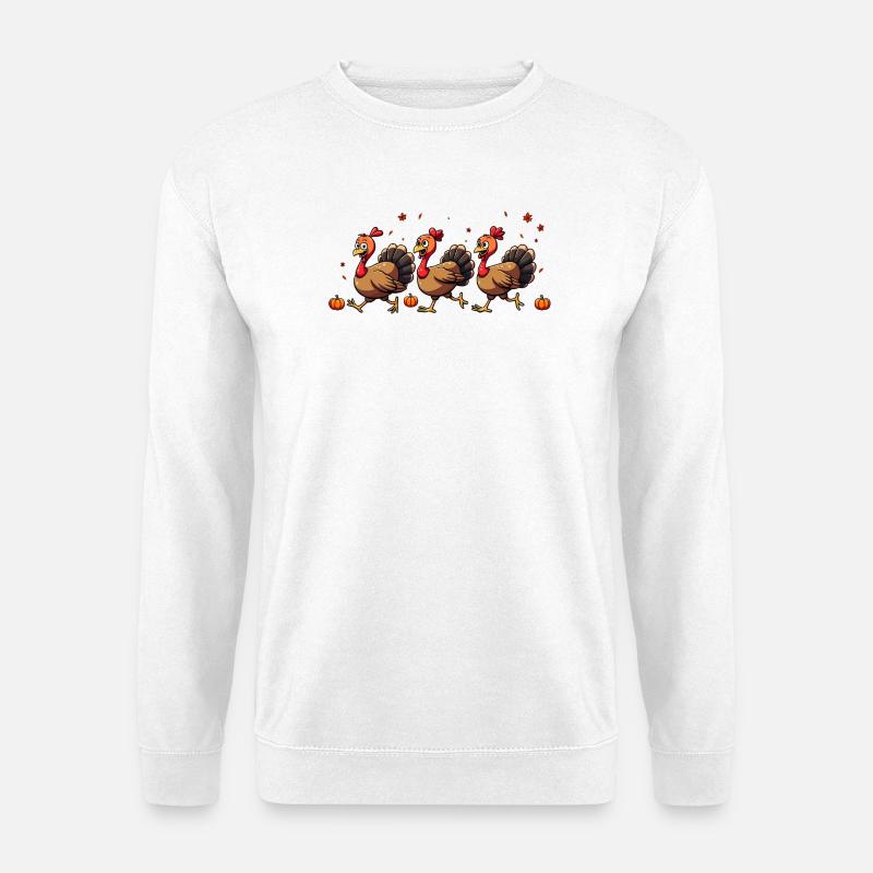 Thanksgiving Truthahn Baby - Unisex Pullover - Weiß