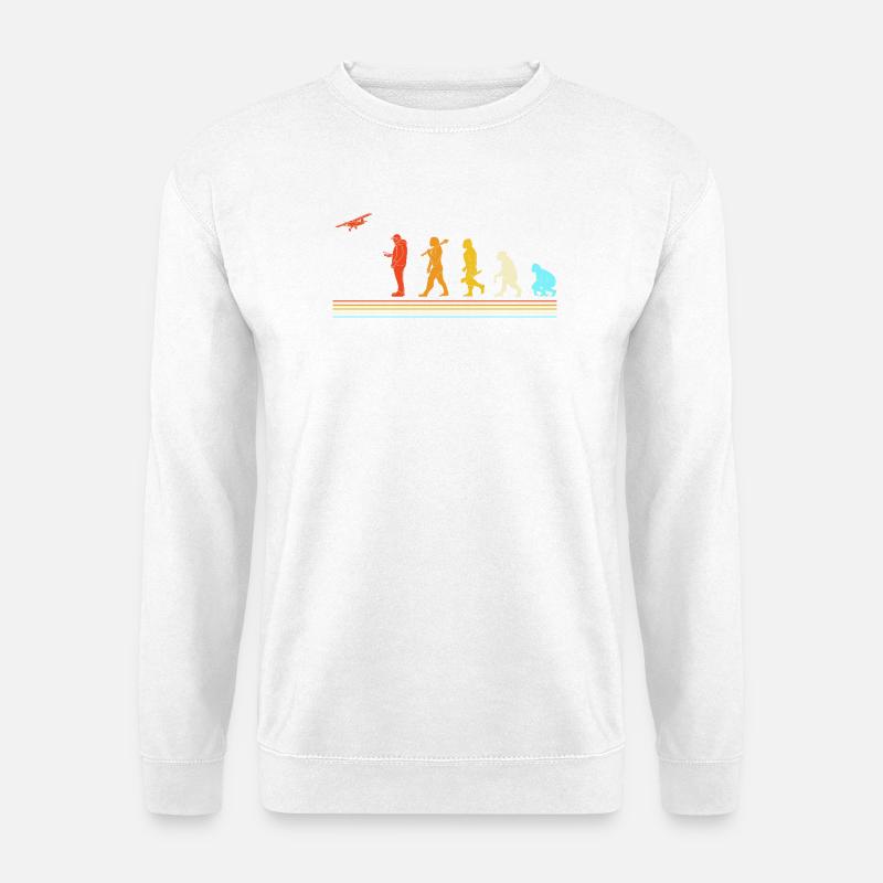 Modellflug Modellflugzeug - Unisex Pullover - Weiß