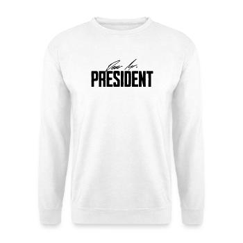Cher Monsieur le Président, Homme, Mari, Petit Ami, Cadeaux - Sweat-shirt Unisexe - blanc - Devant