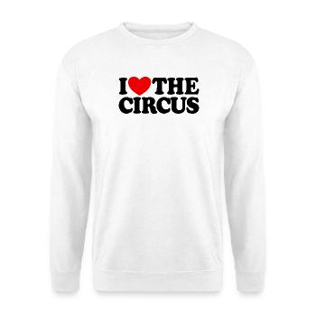 J’adore le cirque - Sweat-shirt Unisexe - blanc - Devant