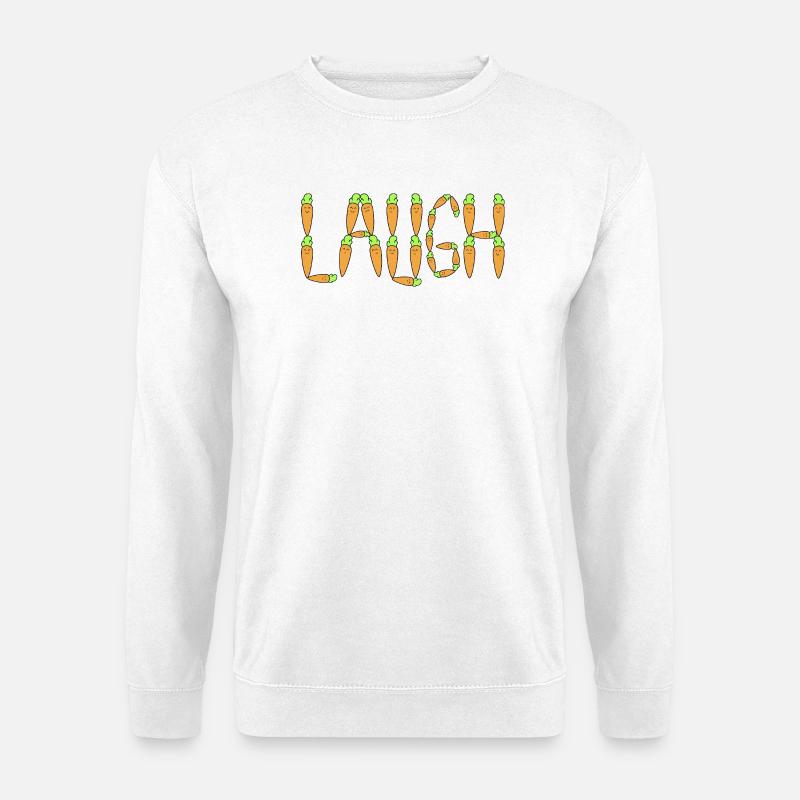 Karotten lachen - Unisex Pullover - Weiß