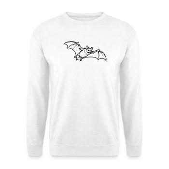 chauve-souris - Sweat-shirt Unisexe - blanc - Devant