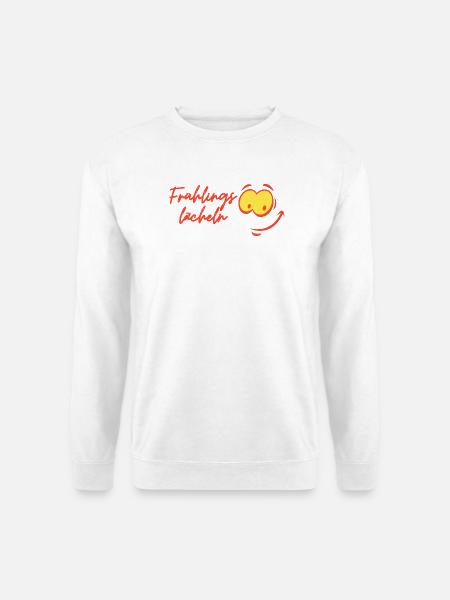 Frühlingslächeln - Wortschätze, vergessene Wörter - Unisex Pullover - Weiß