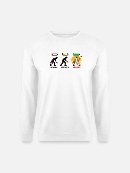 Maler wissen, warum Freitag der beste Farbton ist - Unisex Pullover - Weiß