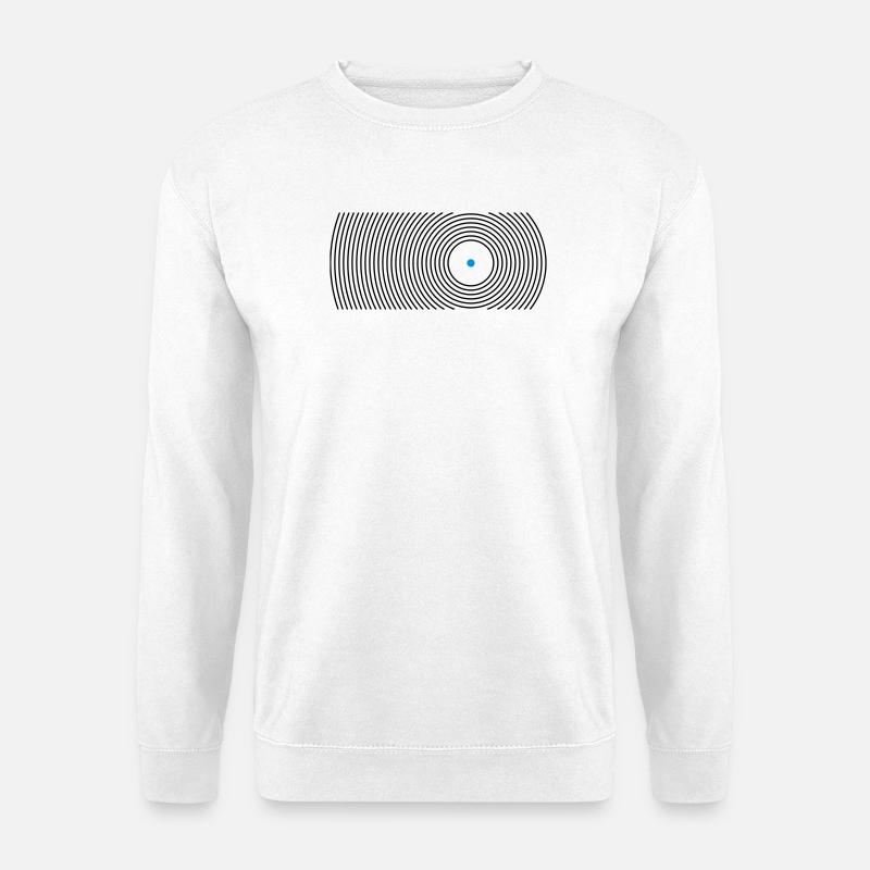schallplatte - Unisex Pullover - Weiß