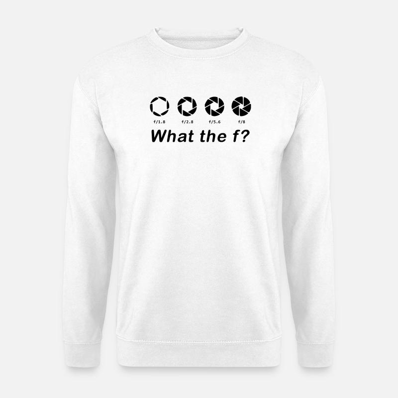 What the f - Unisex Pullover - Weiß