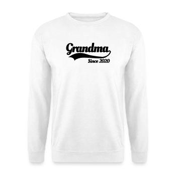 Grandma since 2020 baby birth announcement granny - Unisex Sweatshirt - white - Front