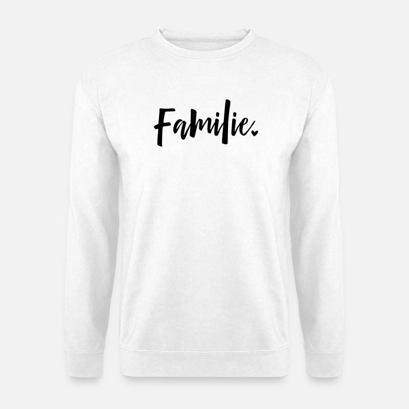 Familie Herz - Unisex Pullover - Weiß