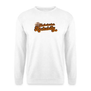 Rockabilly semi-fort - Sweat-shirt Unisexe - blanc - Devant