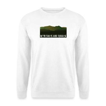 Mountains are Calling | Panorama - Unisex Sweatshirt - white - Front