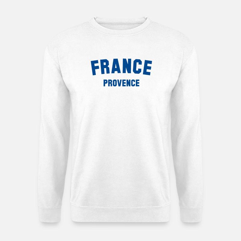 PROVENCE France Frankreich - Unisex Pullover - Weiß