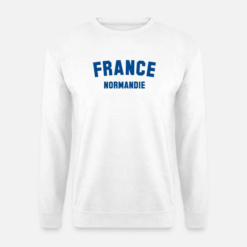 NORMANDIE France - Unisex Pullover - Weiß