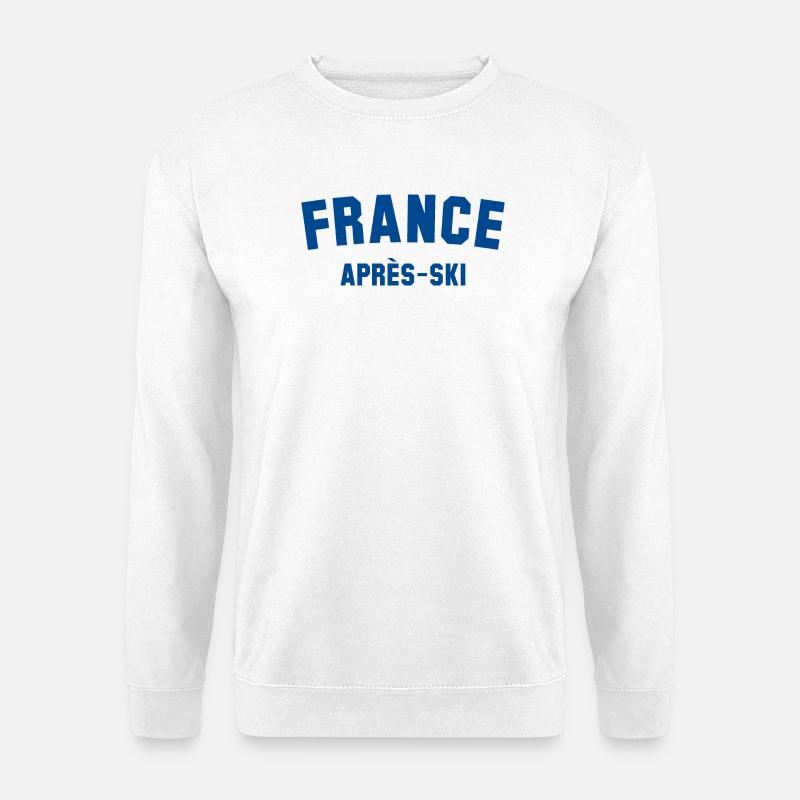 APRES SKI France - Unisex Pullover - Weiß