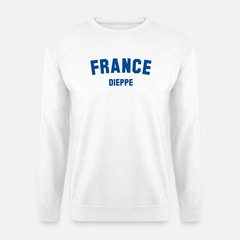 DIEPPE France Frankreich - Unisex Pullover - Weiß