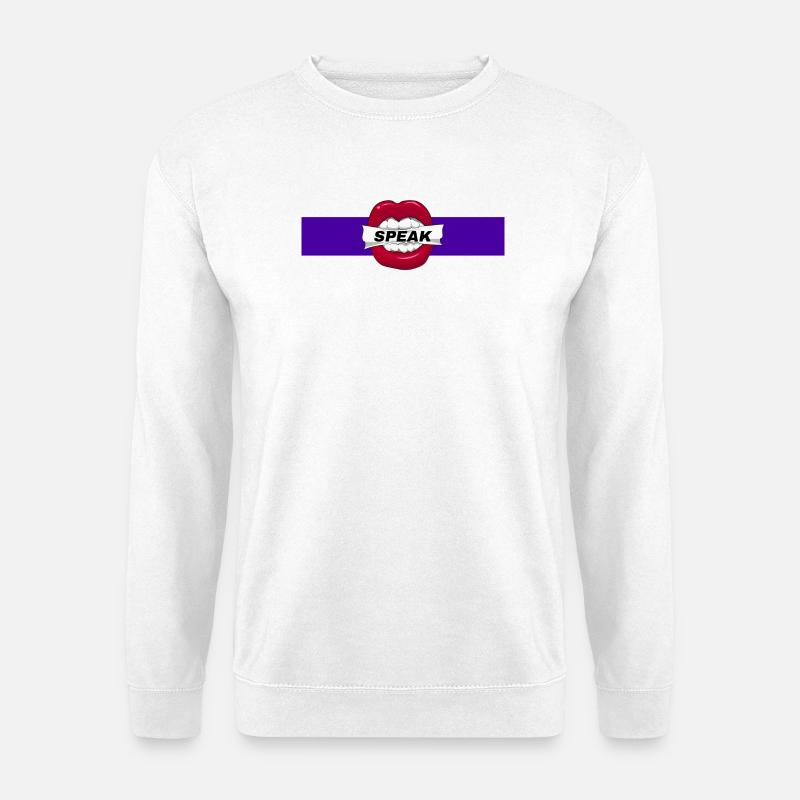 Speak - Unisex Sweatshirt - white