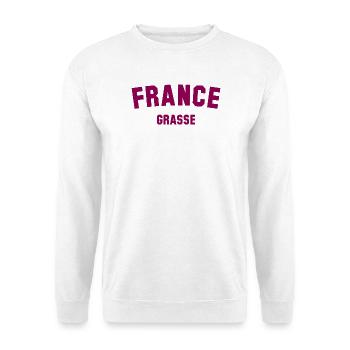 GRASSE France France - Unisex Sweatshirt - white - Front