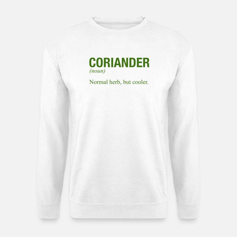 CORIANDRE - Sweat-shirt Unisexe - blanc