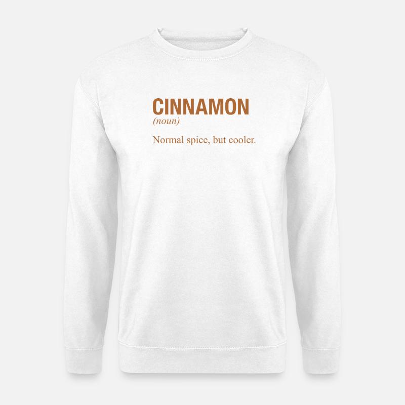 CINNAMON Zimt - Unisex Pullover - Weiß