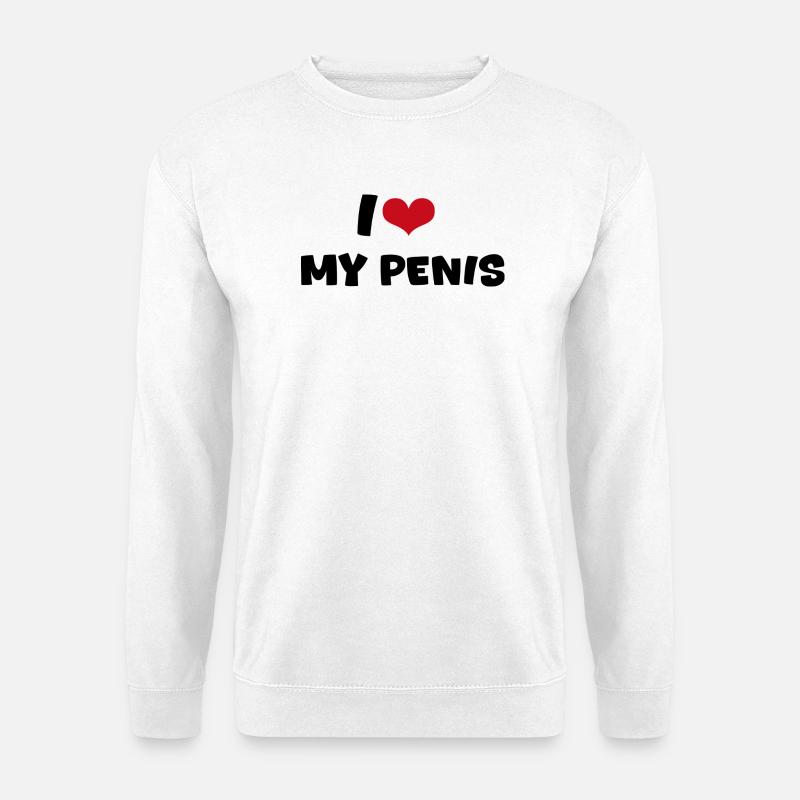 I love - Unisex Pullover - Weiß