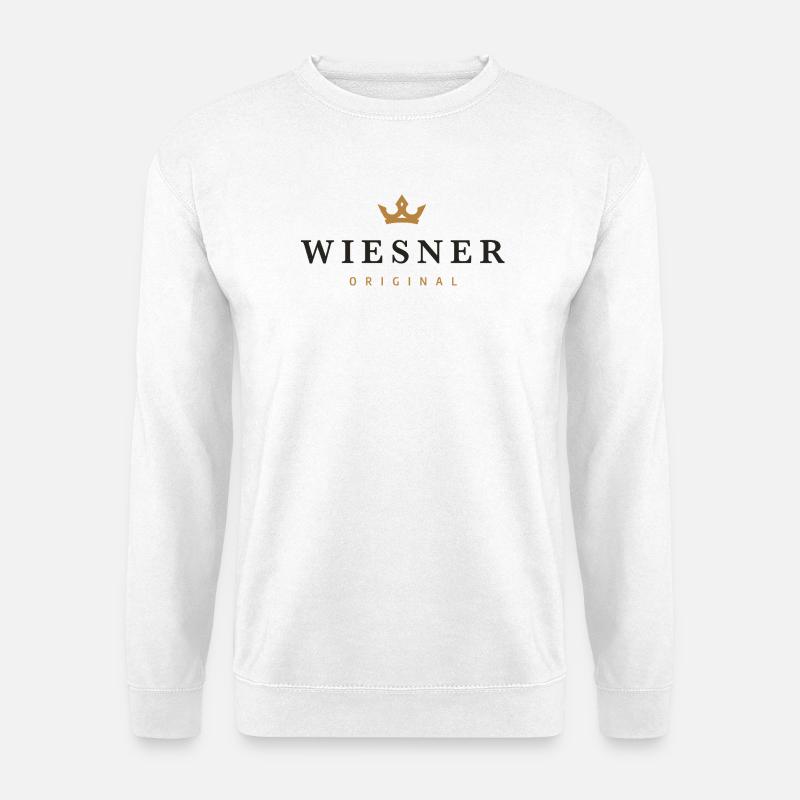 Wiesner Original Familienname - Unisex Pullover - Weiß