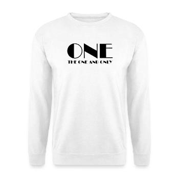 Un - Sweat-shirt Unisexe - blanc - Devant