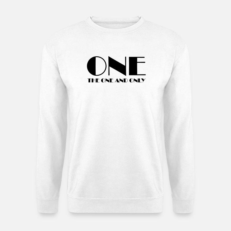 ONE - Unisex Pullover - Weiß