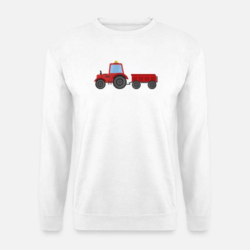 Landtraktor - Unisex Pullover - Weiß