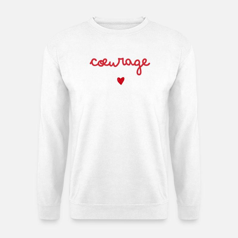 Mut-Geschenk-Idee - Unisex Pullover - Weiß