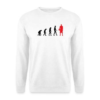 Basket Ball Evolution / Basketball  - Sweat-shirt Unisexe - blanc - Devant