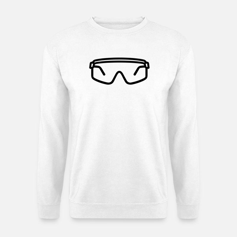 Schutzbrille - Unisex Pullover - Weiß