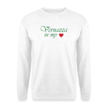 Vernazza in My Heart - Sweat-shirt Unisexe - blanc - Devant